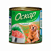  Влажный корм Оскар для собак 750гр Индейка 