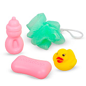 Пупс + ванночка + аксессуары 27х22см / блистер 669-559А Пупс + ванночка + аксессуары 27х22см / блистер 669-559А