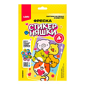 Фреска картина из песка и блесток Стикерняшки Любимки, Кпо-001