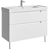 Тумба Ванкувер 100 напольная белая с раковиной Гремми 100 Т10/2н Aqwella Тумба Ванкувер 100 напольная белая с раковиной Гремми 100 Т10/2н Aqwella