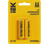  Батарейка AA/LR6 Optima (2шт) IEK 