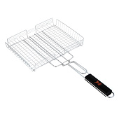  Решетка-гриль GRILLBOOM хром. 56х(23х30х4) см, веер 20х30 см 104-005 