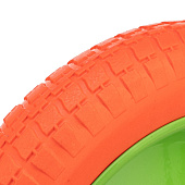 Колесо полиуретановое 3.00-8, длина оси 90мм, подшипник 20мм// Сибртех 689765 Колесо полиуретановое 3.00-8, длина оси 90мм, подшипник 20мм// Сибртех 689765