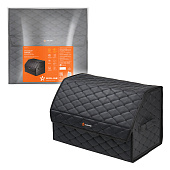  Бокс-органайзер в багажник 55х30х35 см AIRLINE стеганый Ромб Черный 