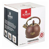 ЧАЙНИК AGNESS СО СВИСТКОМ, 3Л 937-843 ЧАЙНИК AGNESS СО СВИСТКОМ, 3Л 937-843