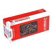  Саморезы универсальные желтые ШУж 5,0х35мм, потайная голова, 200шт 