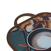 Доска разделочная "Кофе" Vetta 37x25х1,2 см полипропилен, 852-143