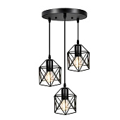  Светильник подвесной лофт РС22954/3 60Вт Е27 S=9м2 /Россвет 