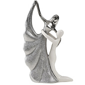 Сувенир керамика Вальс серебристо-белый 24,6х15х7 см 9848273 Сувенир керамика Вальс серебристо-белый 24,6х15х7 см 9848273