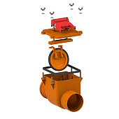 Клапан обратный 110 наружный Клапан обратный 110 наружный