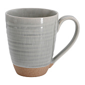  Кружка, 350 мл, серо-бежевая, Спираль, Dallas HS-HL1030540 