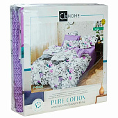КПБ Cleo Поплин "Pure Cotton" дуэт 145х215х2 220х240х1(±5) 50х70х2(±2) 70х70х2(±2) в ПВХ, 41/402-PC КПБ Cleo Поплин "Pure Cotton" дуэт 145х215х2 220х240х1(±5) 50х70х2(±2) 70х70х2(±2) в ПВХ, 41/402-PC