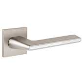 Ручка дверная Code Deco Slim H-30118-A-NISM/W суперматовый никель/белый Ручка дверная Code Deco Slim H-30118-A-NISM/W суперматовый никель/белый