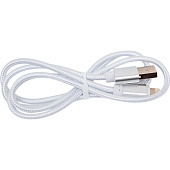 Кабель Energy ET-01 USB/Lightning, (для Apple) серебро, 006371