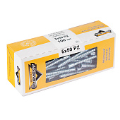 Стяжка шурупная 5,0x50 PZ белый цинк 100 шт Стяжка шурупная 5,0x50 PZ белый цинк 100 шт