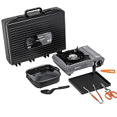 Плитка газовая NISUS портат. в кейсе, сковорода и пластина для гриля, кухонный инструмент (N-MEGA KIT) Плитка газовая NISUS портат. в кейсе, сковорода и пластина для гриля, кухонный инструмент (N-MEGA KIT)