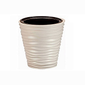 Кашпо напольное "Дюна" D460мм 50,0л h450мм Кремовый (3) М3403 Кашпо напольное "Дюна" D460мм 50,0л h450мм Кремовый (3) М3403