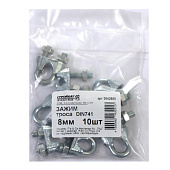 Зажим троса DIN 741 8мм (10 шт) Зажим троса DIN 741 8мм (10 шт)