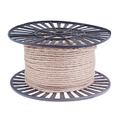 Канат джутовый крученый 4,0мм, на отрез Канат джутовый крученый 4,0мм, на отрез