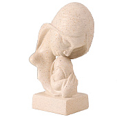 Бюст фигурка полистоун «Мама и дочка», белый в крапинку, 10.5х5.5х15 см Бюст фигурка полистоун «Мама и дочка», белый в крапинку, 10.5х5.5х15 см