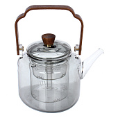 Чайник заварочный 1000мл "Хай-Тек" с двойным ситом 312-1285 Чайник заварочный 1000мл "Хай-Тек" с двойным ситом 312-1285