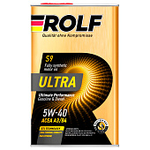 Масло моторное ROLF ULTRA 5W40 синт. API SP/CF ACEA A3/B4 1л металл