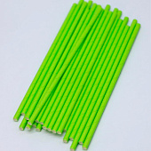  Трубочки одноразовые для напитков 25 шт. "Party go", green (197 мм) 