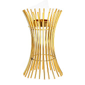 Подсвечник металл на 1 свечу "Лучи" d-3,5 см золото 11х11х17 см 9326655 Подсвечник металл на 1 свечу "Лучи" d-3,5 см золото 11х11х17 см 9326655