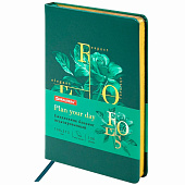 Ежедневник недатированный А5 136л, Brauberg Vista, под кожу, твердый, Rose, 112019 Ежедневник недатированный А5 136л, Brauberg Vista, под кожу, твердый, Rose, 112019