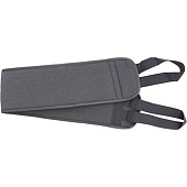 Мочалка NataM с ручками, 9х58см, серый, арт. 5119-30S-P Мочалка NataM с ручками, 9х58см, серый, арт. 5119-30S-P