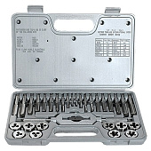 Набор метчиков и плашек М3 - М12, 31 предм.// Matrix Набор метчиков и плашек М3 - М12, 31 предм.// Matrix