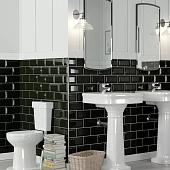  Плитка  10х20 METROTILES черный 46С06/Golden Tile 