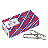 Скрепки 33 мм 100 шт оцинкованные овальные Attomex, 4135302 Скрепки 33 мм 100 шт оцинкованные овальные Attomex, 4135302