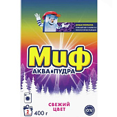 Стиральный порошок для цветного Миф Автомат Свежий цвет 400г Стиральный порошок для цветного Миф Автомат Свежий цвет 400г