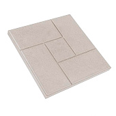 Полимер-песчанная плитка "Калифорния" 330х330х25, Белая Полимер-песчанная плитка "Калифорния" 330х330х25, Белая