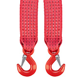  Трос полиэстер длина 5 м лента 50 мм нагрузка на разрыв 5 тонн крюки 160 гр закалка STAFF SKYWAY 