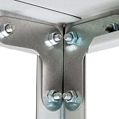  Стеллаж MS 200KD/100x50/4 черный 