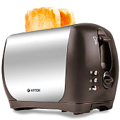  Тостер VITEK Illusion VT-1573 700Вт  рисунок на тосте 
