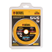 Диск алмазный отрезной сплошной 150х22,2мм,мокрое резание Denzel Диск алмазный отрезной сплошной 150х22,2мм,мокрое резание Denzel