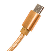 104100 Кабель Energy ET-28 USB/Type-C, золотой 104100 Кабель Energy ET-28 USB/Type-C, золотой