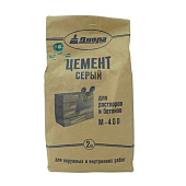 Цемент серый М400 (2кг) /Диола Цемент серый М400 (2кг) /Диола