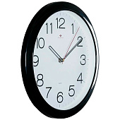 Часы настенные круг d=29см, корпус черный Классика Часы настенные круг d=29см, корпус черный Классика