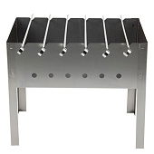 Мангал ECOS сборно-разборный 400х240х350мм, 0.50мм с 6 шампурами 182542 Мангал ECOS сборно-разборный 400х240х350мм, 0.50мм с 6 шампурами 182542