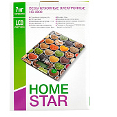  Весы кухонные HOMESTAR HS-3008 сердечки 