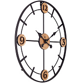 Часы настенные Лофт 2 Рубин, d-50 см, металл, открытая стрелка , 5016-001 (5) 