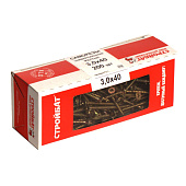  Саморезы универсальные желтые ШУж 3,0х40мм, потайная голова, 200шт 