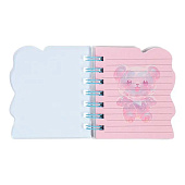 Записная книжка подарочная на гребне 80л, линия, цветной блок, обложка ПВХ 3D Мишка, 10539946 Записная книжка подарочная на гребне 80л, линия, цветной блок, обложка ПВХ 3D Мишка, 10539946