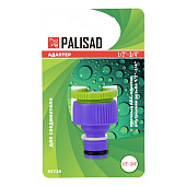 Адаптер пластмас. 1/2"-3/4" внутр. резьба, PALISAD, 65720