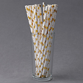 Трубочки для коктейля "Золотые звезды" набор 25 шт. 9686276 Трубочки для коктейля "Золотые звезды" набор 25 шт. 9686276