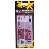  NG Ароматизатор бумажный Деньги 500 ЕВРО, ваниль 